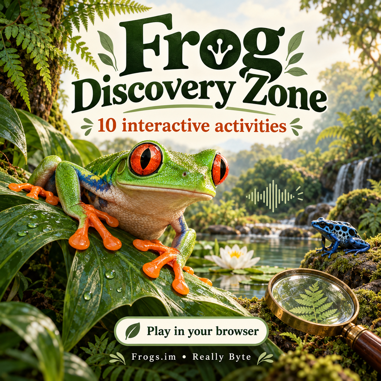 Frog Discovery Zone: ten interactive browser activities